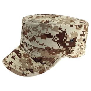 户外迷彩平顶作训帽男士秋冬季战术棒球帽大头围鸭舌帽战斗小兵帽
