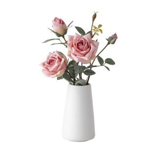 玫瑰花假花仿真花摆设餐桌桌面客厅卧室装饰摆件饰品永生干花花束
