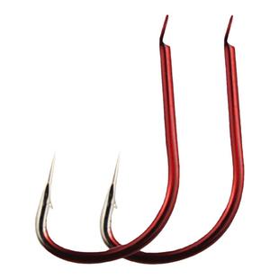 红色伊豆有倒刺鱼钩正品撒装鬼牙歪嘴钩加强碳钢小鲫鱼鲤鱼钩渔具