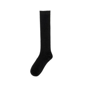 回力压力小腿袜女春秋2026新款强压瘦腿高筒过膝黑色jk袜子长筒袜