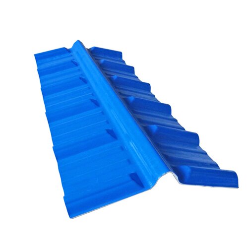 批发焦作pvc塑料瓦钢结构屋面彩瓦防腐蚀V型脊瓦材料塑料建材