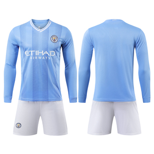 长袖足球服套装定制比赛服门将守门员球衣儿童竞技训练服成人球衣