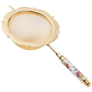 [可可屋]日本Minton明顿英伦贵族风茶漏镀金/银茶勺茶滤茶漏滤茶