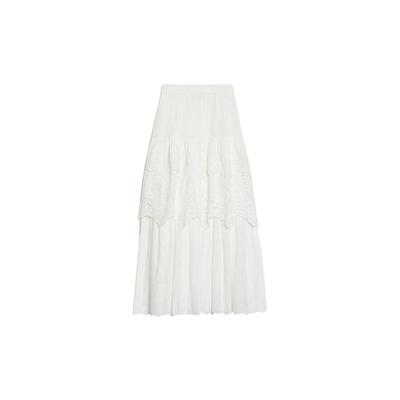 春夏蕾丝钩花镂空半身裙