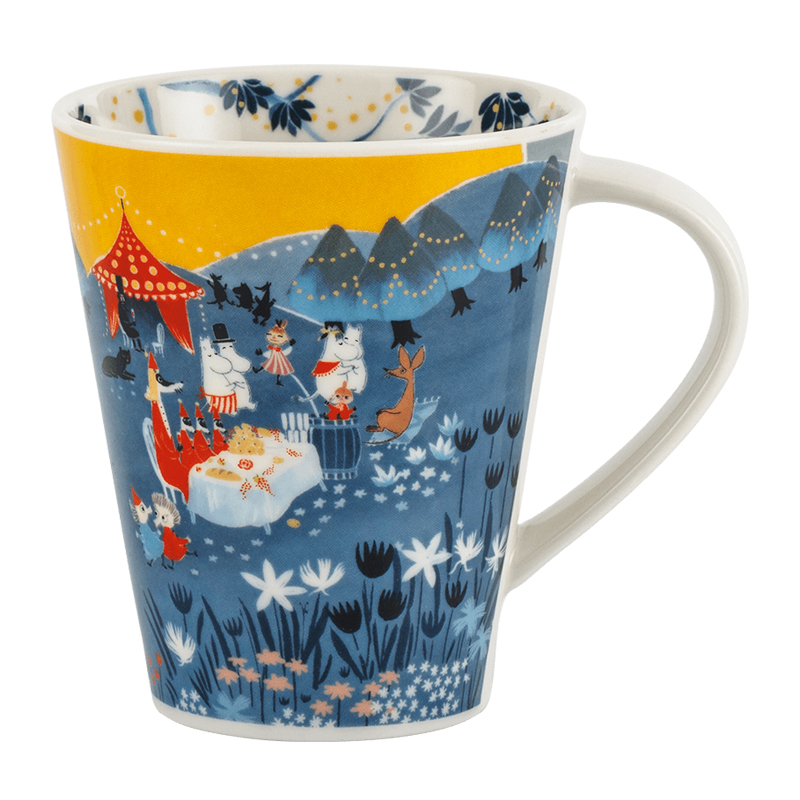 陶趣居Moomin杯马克杯咖啡杯日本进口盘陶瓷水杯北欧家用