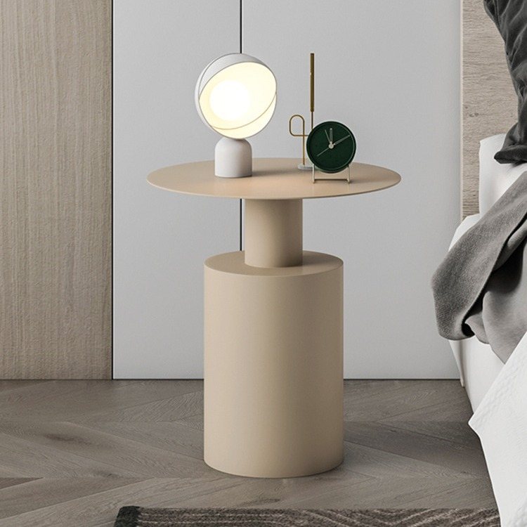 北欧风沙发边几轻小简铁艺圆桌角极感置物架床头几奢茶几高级客厅