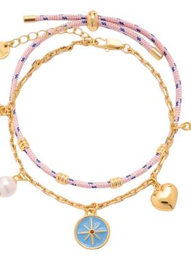 星梦满载双层叠戴手链