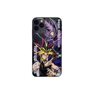 游戏王武藤游戏海马濑人镜面手机壳适用于苹果1234promax定制软壳