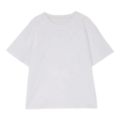 岌简宽肩直筒基础打底圆领T恤