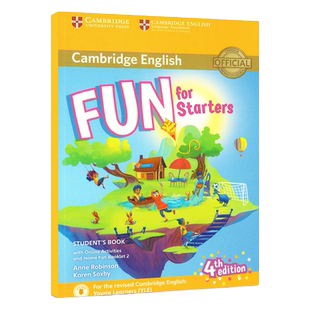 原版剑桥少儿英语YLE一级官方考试教材Fun for Starters Movers Flyers Cambridge YLE一二三级剑桥英语考级教材 中图正版图书