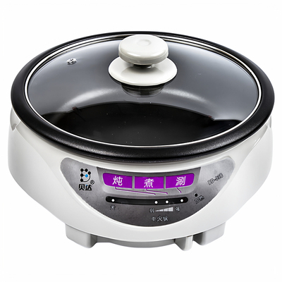 火锅家用多功能电热锅电火锅分体电煮锅学生宿舍不粘锅贝达BD-03B