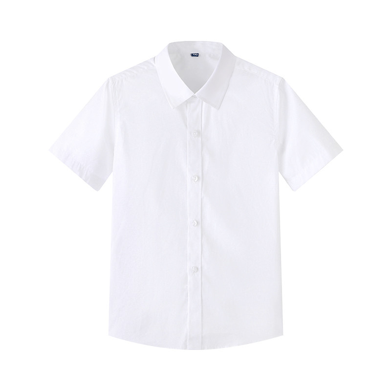 儿童学院风短袖白衬衫合唱朗诵服