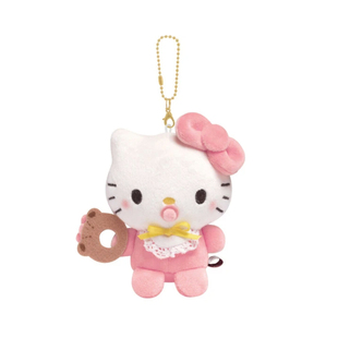 正品现货日本三丽鸥奶嘴hellokitty宝宝毛绒玩偶挂件美乐蒂库洛米
