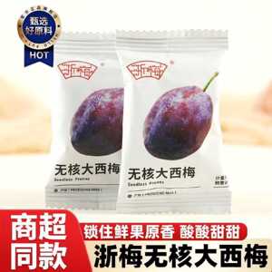 浙梅无核大西梅独立小包装去核西梅干休闲食品酸甜蜜饯零食果脯干