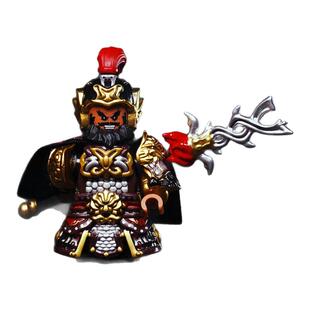 三国小侠张飞赵云五虎上将第三方国潮适用乐高积木人仔拼装玩具