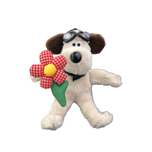 可爱丑萌飞行员狗毛绒玩偶公仔电脑屏幕摆件女生卡通玩具生日礼物