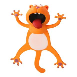 玖伍米橙3d立体动物书签熊猫书签压扁大灰狼书签小学生创意书签可爱文创礼品文具卡通考试毕业礼物搞怪礼品