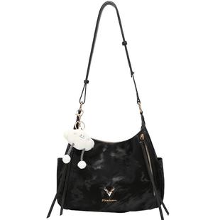 稻草人包包女春新款高级质感托特包大容量大学生挎包通勤单肩女包