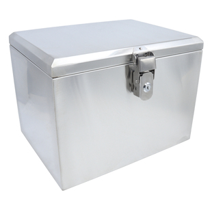 不锈钢后备箱摩托车尾箱加大号304防盗加厚电瓶车防水通用定制