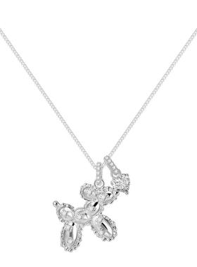 爱心小狗项链女小众设计气质