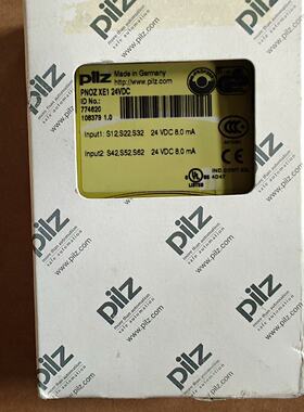 pilz皮尔兹安全继电器PNOZ  XE1  77462拍前询价下单