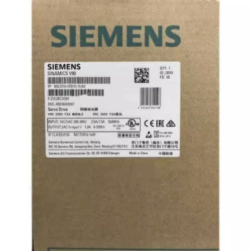 议价西门子6SL3210-5FB10-2UA2V90伺服驱动器0.2 kW 6SL32105FB10
