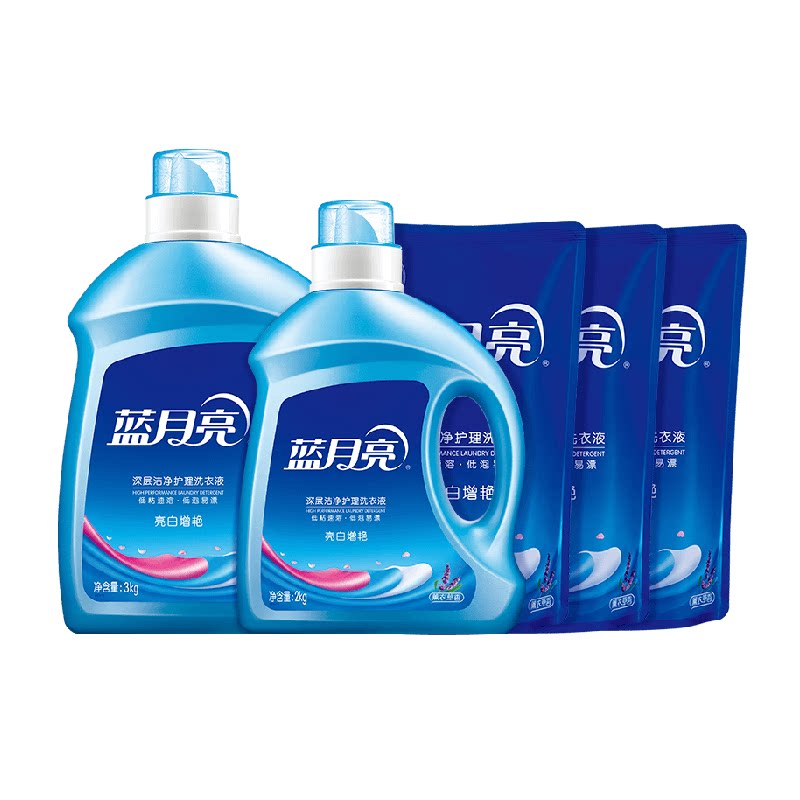 蓝月亮洗衣液整箱批家用天猫正品持久留香官方补充装补充液家庭用