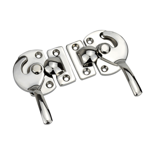 海坦门把手304不锈钢 旋转把手锁密闭迫紧手柄锁工业机械设备门锁