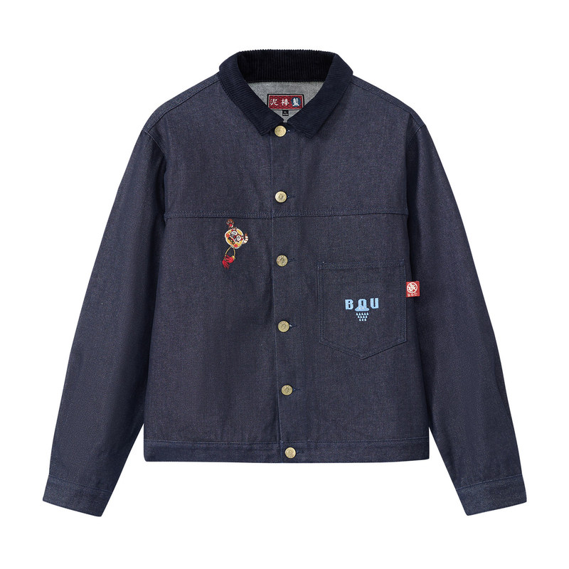 ONIARAI/鬼洗26春季棒系列复古花布达摩灯芯绒牛仔外套男 N340252