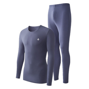 有棵树女士秋衣秋裤套装男士保暖内衣薄款情侣秋冬打底棉毛衫