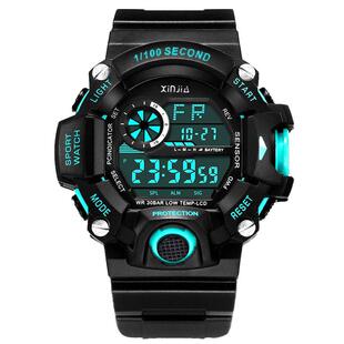 网红新款炫酷多功能运动手表男女初高中小学生闹钟夜光防水电子表