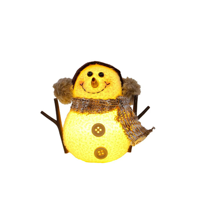 圣诞装饰品氛围布置场景发光雪人