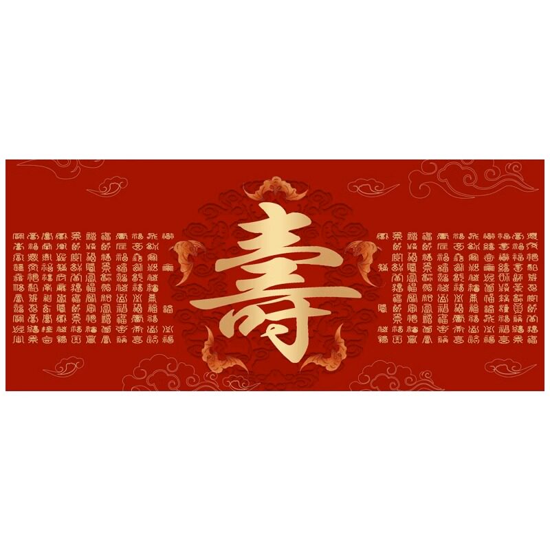 蒙娜丽莎简约客厅百寿图十字线绣