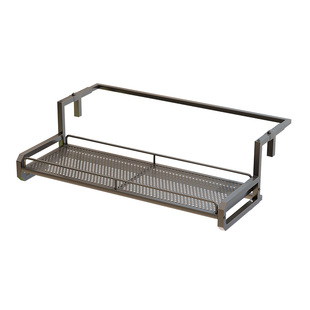 阳台悬挂花架铁艺可调节置物架多肉收纳挂篮家用栏杆挂式花盆托架