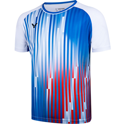 victor胜利羽毛球服2025年新款大赛服男女款运动短袖T恤T-50050TD
