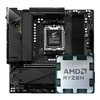 AMD R9 9950X3D散盒搭技嘉B650M冰小雕铭瑄B850华擎X870主板U套装
