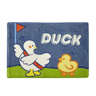 浴室吸水防滑垫卡通加厚绒毛地毯卧室玄关卫生间地垫厕所门口脚垫