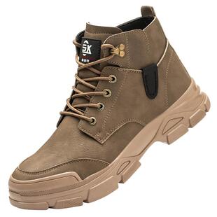 2025新款劳保鞋男款女士工作鞋防砸防刺穿高帮加绒加厚秋冬季棉鞋