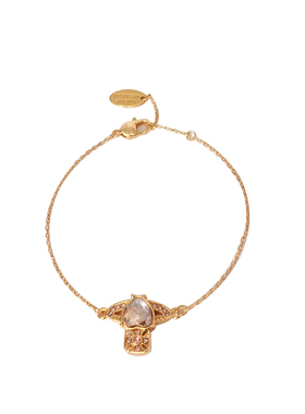 XMR小香风镶钻西太后土星手链