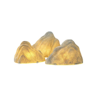 户外防水led创意发光石头灯花园草坪装饰庭院景观灯室外仿真石灯