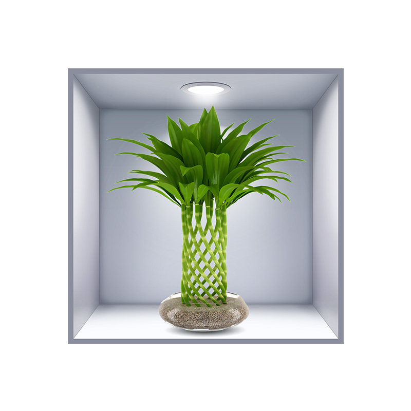 植物花卉3D立体自粘遮丑墙贴
