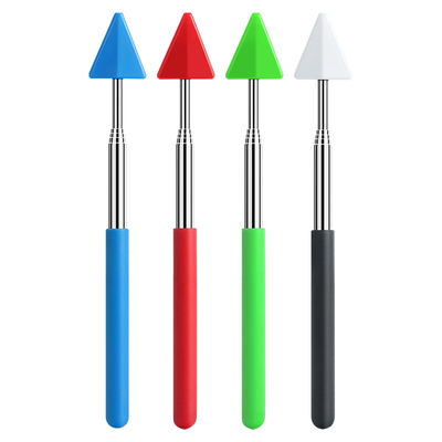 杰利伸缩指读棒三角箭头教鞭伸缩式教棒便携家用小学生早教学习指挥棒黑板点读棒伸缩杆教棍教师教学手指教棒