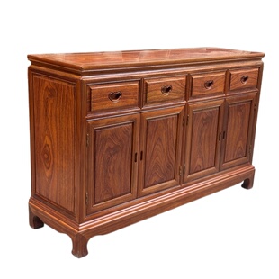 红木家具餐边柜花梨木全实木碗柜厅柜储物柜整体全原木中式茶水柜