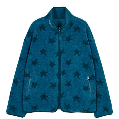 韩国直邮星星图案颗粒绒夹克外套