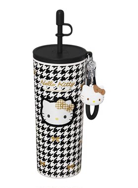 九木杂物社艾可思HelloKitty黑金千鸟格系列大七夕礼物