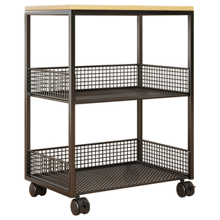 打印机置物架家用落地多层储物书架办公室桌边可移动文件收纳架子