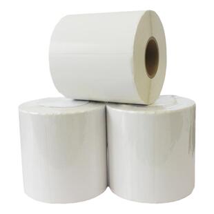 王梓条码纸80*40*1000粒80*20/25/40/50/55/60/65铜版条码打印机标签纸超市条码签不干胶纸打印清晰不卡纸