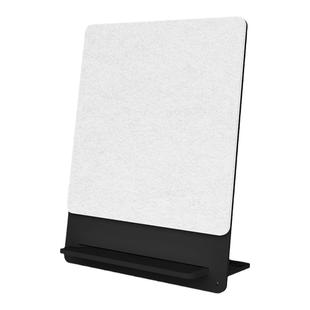 桌面立牌软木板留言板毛毡板立式记事板毛办公室备忘亚克力提示板