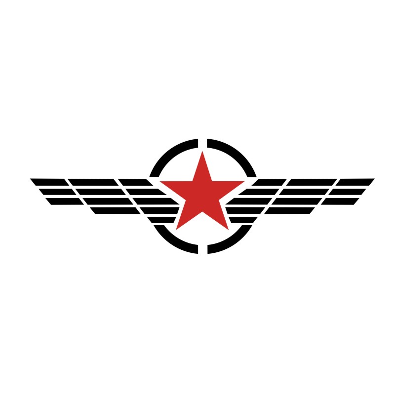 兄弟连五角星引擎盖车门车贴