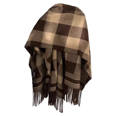 连帽披肩旅游时尚百搭斗篷女外搭